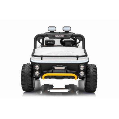 Vaikiškas elektrinis bagis UTV SPEED 4x4, Baltas