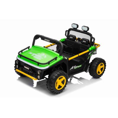 Vaikiškas elektrinis bagis UTV SPEED 4x4, Žalias