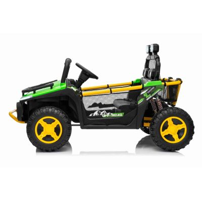 Vaikiškas elektrinis bagis UTV SPEED 4x4, Žalias