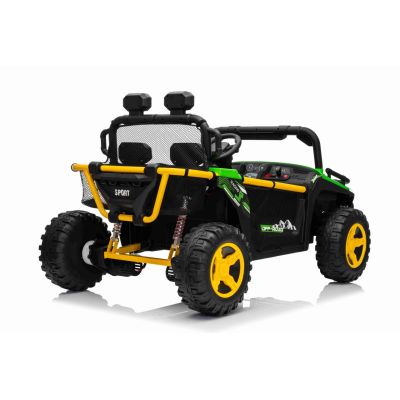Vaikiškas elektrinis bagis UTV SPEED 4x4, Žalias