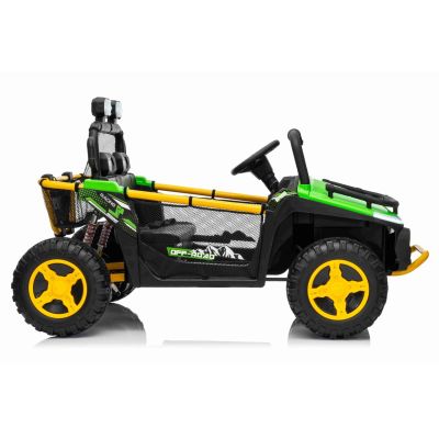Vaikiškas elektrinis bagis UTV SPEED 4x4, Žalias
