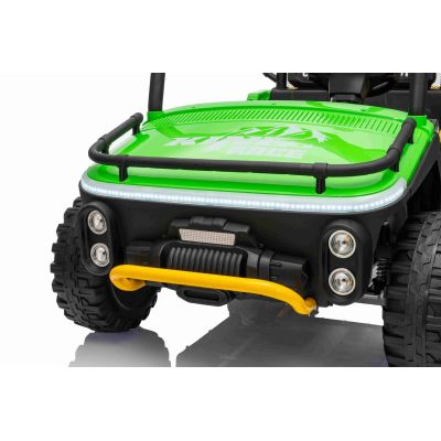 Vaikiškas elektrinis bagis UTV SPEED 4x4, Žalias