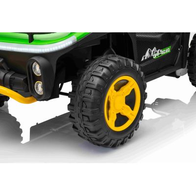 Vaikiškas elektrinis bagis UTV SPEED 4x4, Žalias