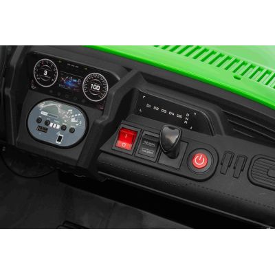 Vaikiškas elektrinis bagis UTV SPEED 4x4, Žalias