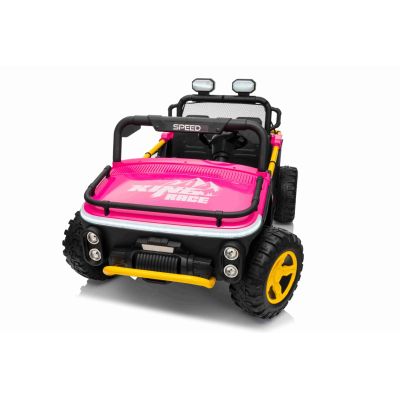 Vaikiškas elektrinis bagis UTV SPEED 4x4, Rožinis