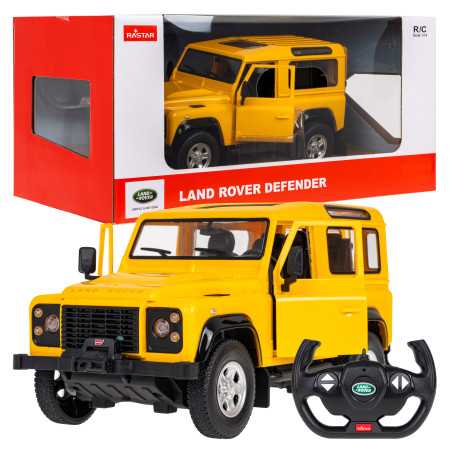 RC valdomas Land Rover Defender RASTAR, Geltonas