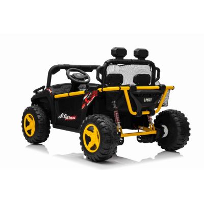 Vaikiškas elektrinis bagis UTV SPEED 4x4, Juodas