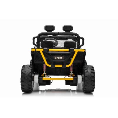 Vaikiškas elektrinis bagis UTV SPEED 4x4, Juodas