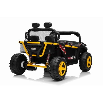 Vaikiškas elektrinis bagis UTV SPEED 4x4, Juodas
