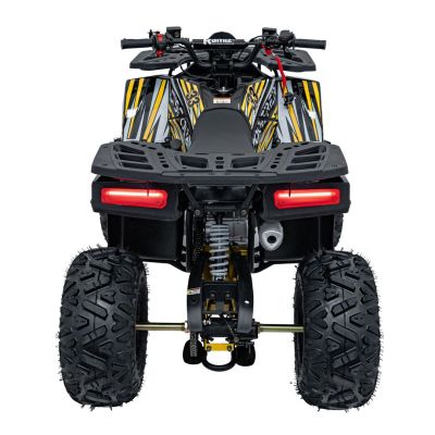 Vaikiškas benzininis keturratis DISCOVERER 120cc, Geltonas