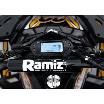 Vaikiškas benzininis keturratis DISCOVERER 120cc, Oranžinis - 14