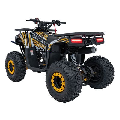 Vaikiškas benzininis keturratis DISCOVERER 120cc, Oranžinis - 4