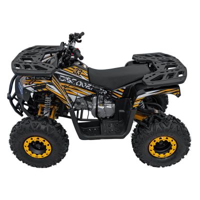 Vaikiškas benzininis keturratis DISCOVERER 120cc, Oranžinis - 2