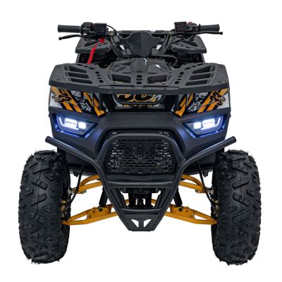 Vaikiškas benzininis keturratis DISCOVERER 120cc, Oranžinis - 25
