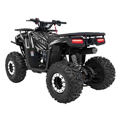 Vaikiškas benzininis keturratis DISCOVERER 120cc, Juodas - 2