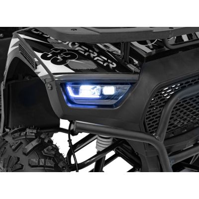 Vaikiškas benzininis keturratis DISCOVERER 120cc, Juodas - 18
