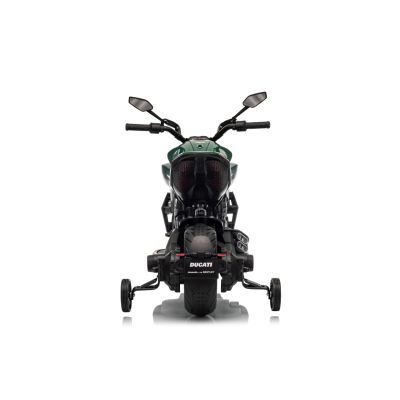 Vaikiškas elektrinis motociklas Ducati Diavel x Bentley, Žalias