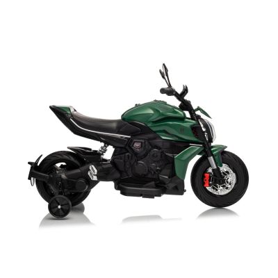 Vaikiškas elektrinis motociklas Ducati Diavel x Bentley, Žalias