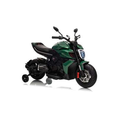 Vaikiškas elektrinis motociklas Ducati Diavel x Bentley, Žalias