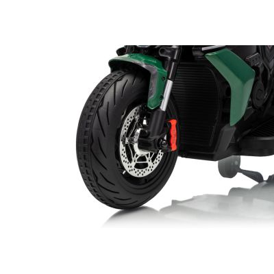 Vaikiškas elektrinis motociklas Ducati Diavel x Bentley, Žalias