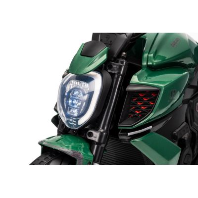 Vaikiškas elektrinis motociklas Ducati Diavel x Bentley, Žalias