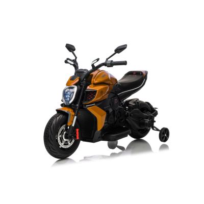 Vaikiškas elektrinis motociklas Ducati Diavel x Bentley, Oranžinis