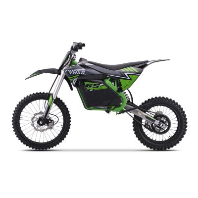 Vaikiškas elektrinis motociklas POWER TRAIL, Žalias