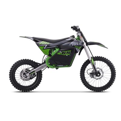 Vaikiškas elektrinis motociklas POWER TRAIL, Žalias