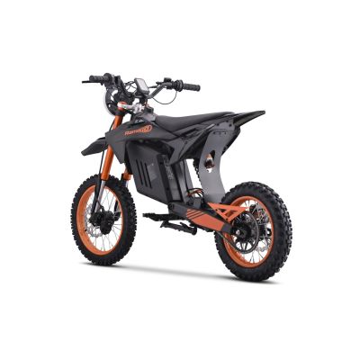 Vaikiškas elektrinis motociklas E-RIDER X, Juodas/Oranžinis