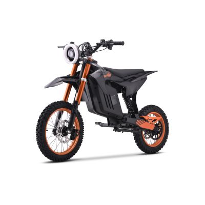 Vaikiškas elektrinis motociklas E-RIDER X, Juodas/Oranžinis