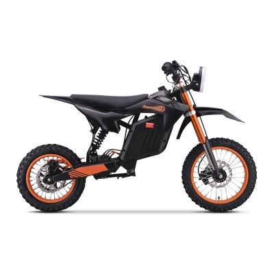 Vaikiškas elektrinis motociklas E-RIDER X, Juodas/Oranžinis