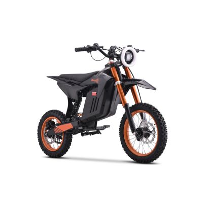 Vaikiškas elektrinis motociklas E-RIDER X, Juodas/Oranžinis