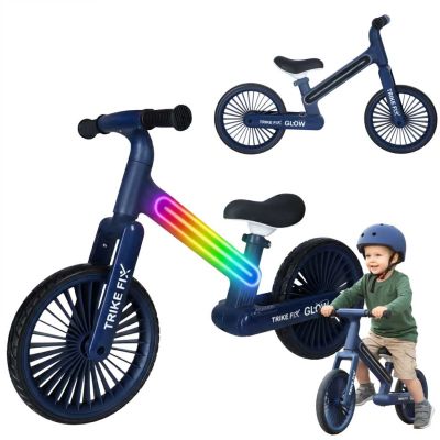 Trike Fix Glow LED balansinis dviratis tamsiai mėlyna