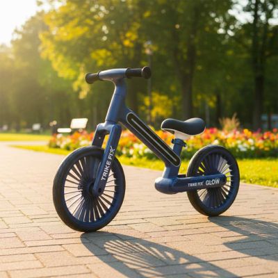 Trike Fix Glow LED balansinis dviratis tamsiai mėlyna
