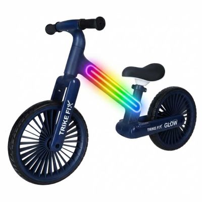 Trike Fix Glow LED balansinis dviratis tamsiai mėlyna