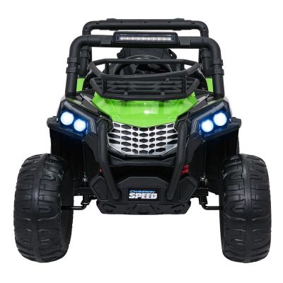 Vaikiškas elektrinis sunkvežimis UTV LIFT, Žalias