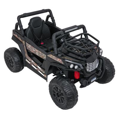 Vaikiškas elektrinis sunkvežimis UTV LIFT, Juodas