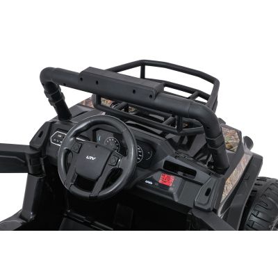 Vaikiškas elektrinis sunkvežimis UTV LIFT, Juodas