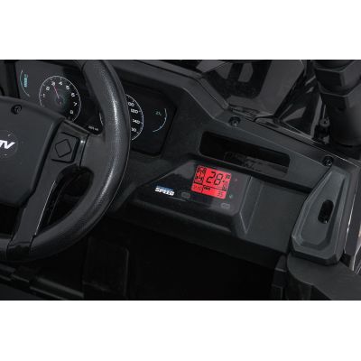 Vaikiškas elektrinis sunkvežimis UTV LIFT, Juodas
