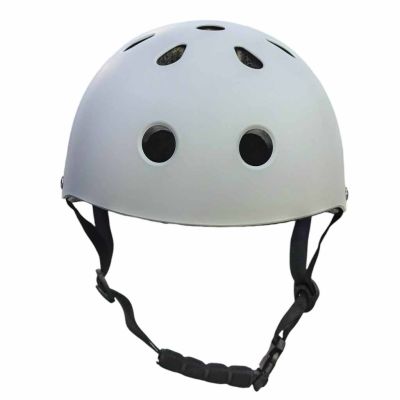 Trike Fix vaikiškas dviratininko šalmas reguliuojamas LED M 55-58cm pilkas