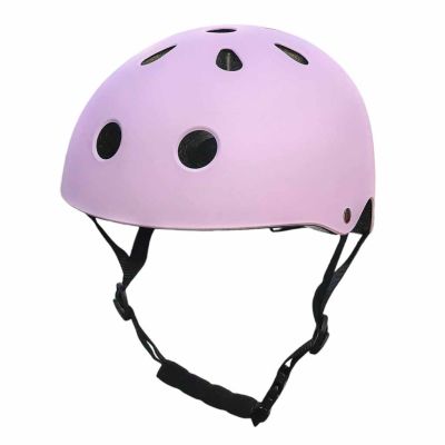 Trike Fix vaikiškas dviratininko šalmas reguliuojamas LED M 55-58cm violetinės spalvos