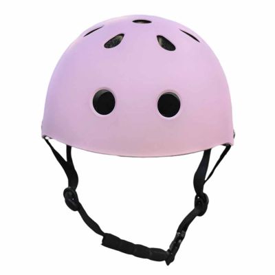 Trike Fix vaikiškas dviratininko šalmas reguliuojamas LED M 55-58cm violetinės spalvos