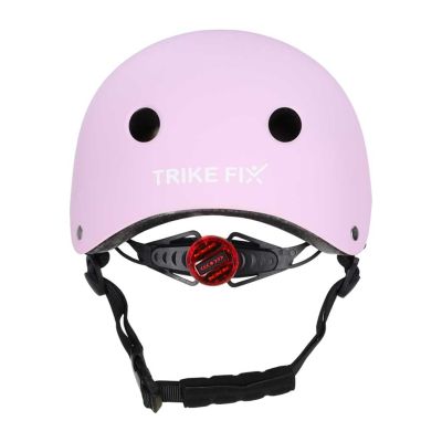 Trike Fix vaikiškas dviratininko šalmas reguliuojamas LED M 55-58cm violetinės spalvos