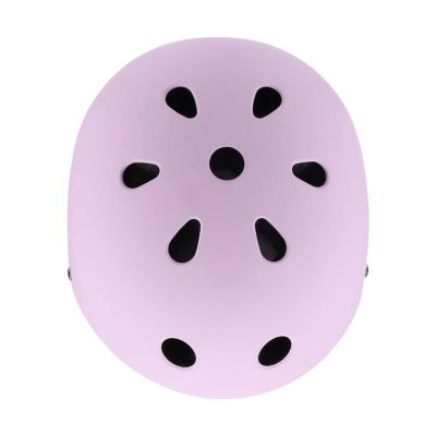 Trike Fix vaikiškas dviratininko šalmas reguliuojamas LED M 55-58cm violetinės spalvos