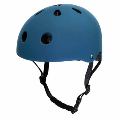 Trike Fix vaikiškas dviratininko šalmas reguliuojamas LED M 55-58cm tamsiai mėlynas