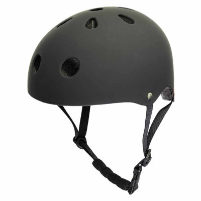 Trike Fix vaikiškas dviratininko šalmas reguliuojamas LED M 55-58cm juodas