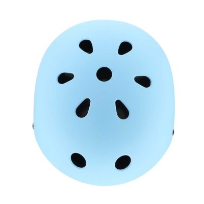 Trike Fix vaikiškas dviratininko šalmas reguliuojamas LED M 55-58cm mėlynas