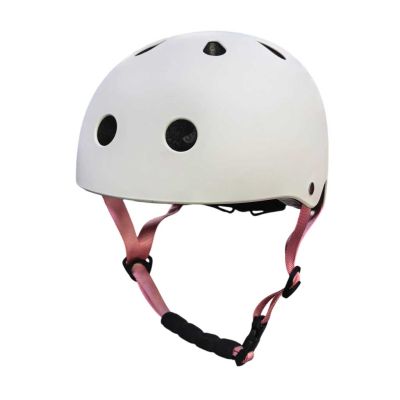 Trike Fix vaikiškas dviratininko šalmas reguliuojamas LED S 48-54cm baltas