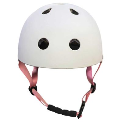 Trike Fix vaikiškas dviratininko šalmas reguliuojamas LED S 48-54cm baltas