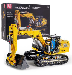 RC valdomas Konstruktorius ekskavatorius (1830d.) Mould King